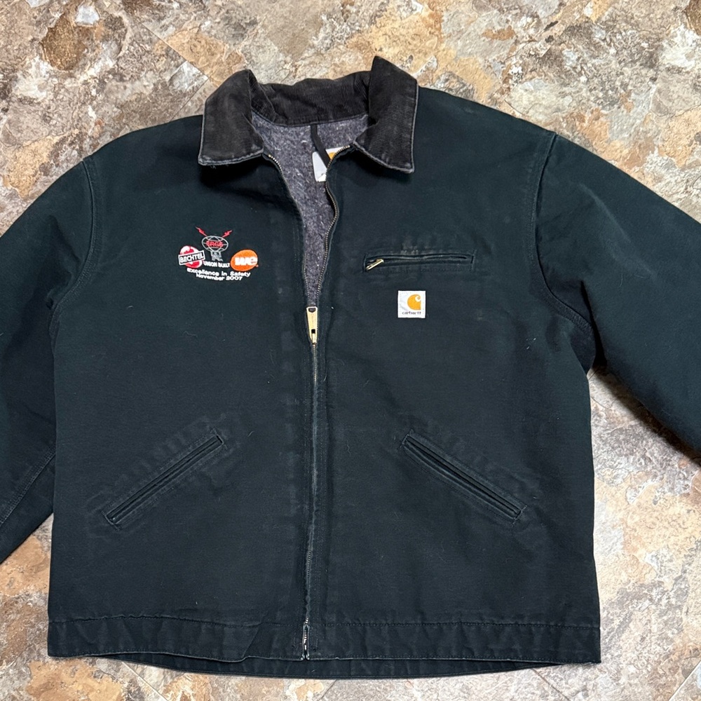 Carhartt men’s black Detroit jacket. Blanket lined 3XL